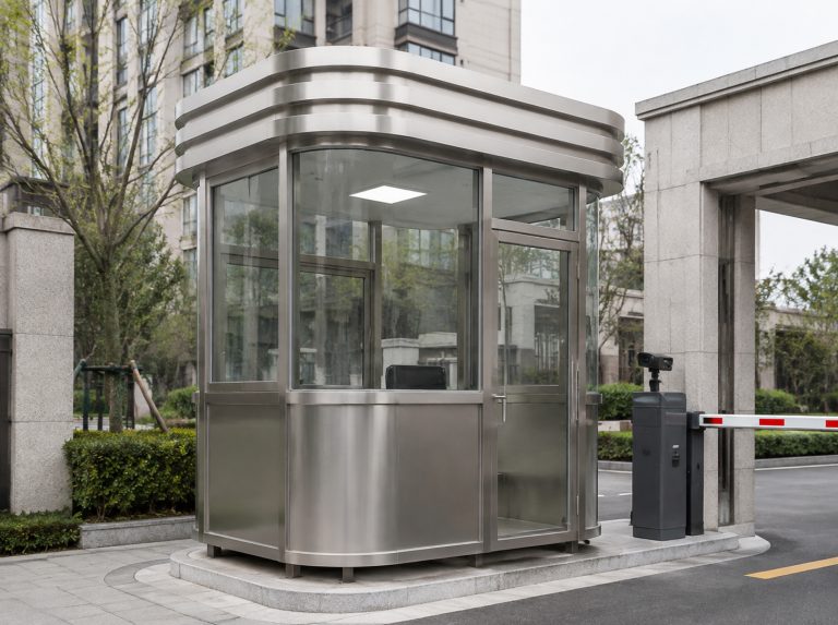 舟山不锈钢治安安保岗亭